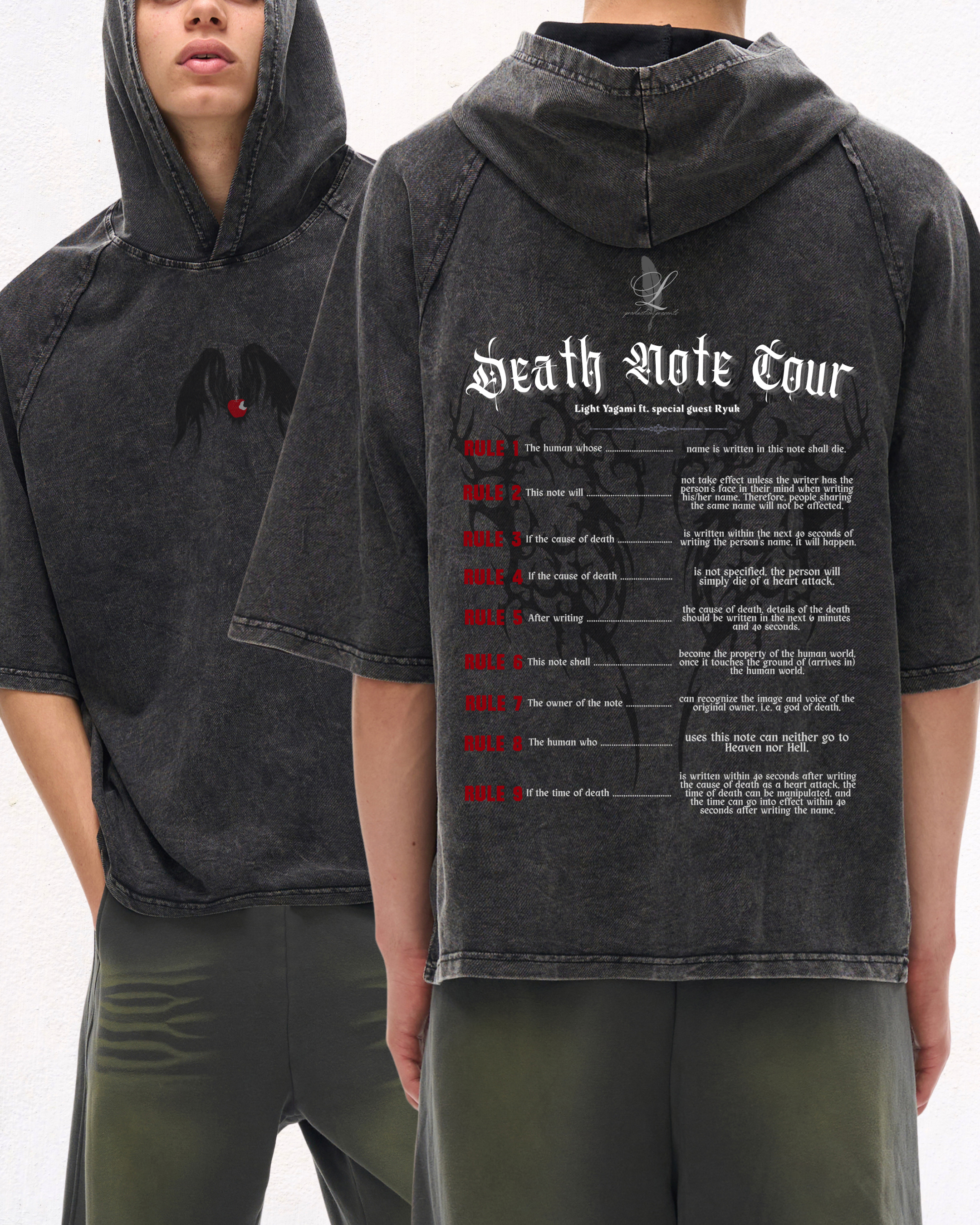 Death Metal Tour Hooded Tee ODMPOD