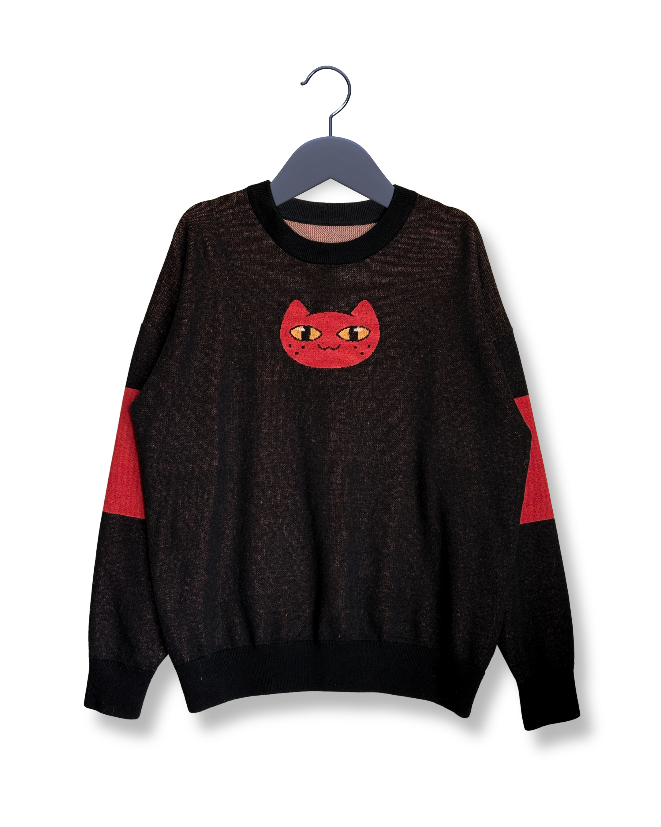 Knitted Night-O-Kitty Sweater My Store