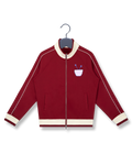 Color Block Raglan Sleeve Zip Track Jacket ODMPOD