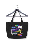 Large organic tote bag SUBTLE SCREENZ
