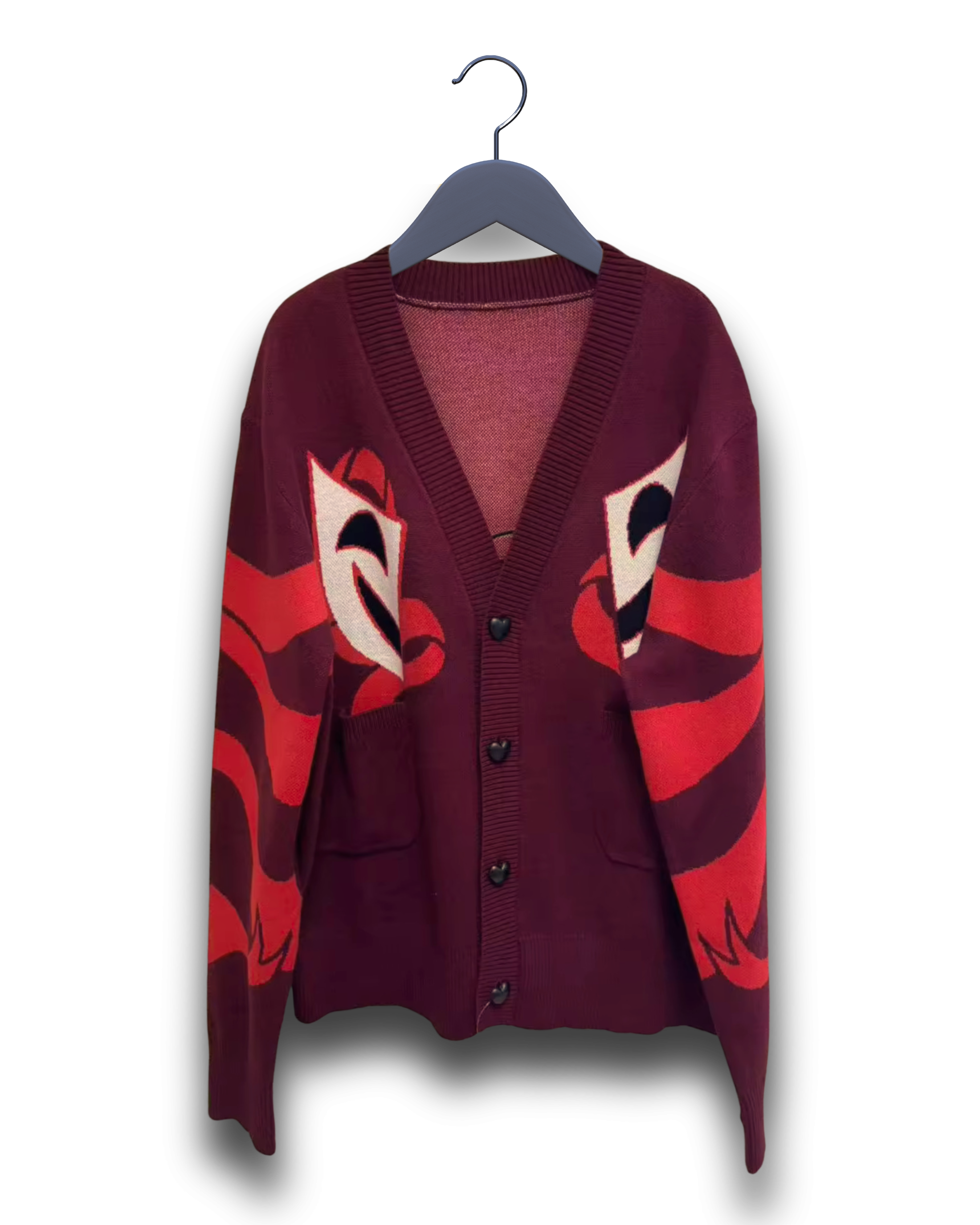 PREORDER: Stage Face Cardigan SCREENZ STITCH