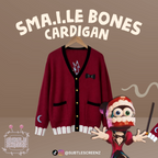 PREORDER: Sma.i.le Bones Cardigan SUBTLE SCREENZ