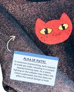 Knitted Night-O-Kitty Sweater My Store