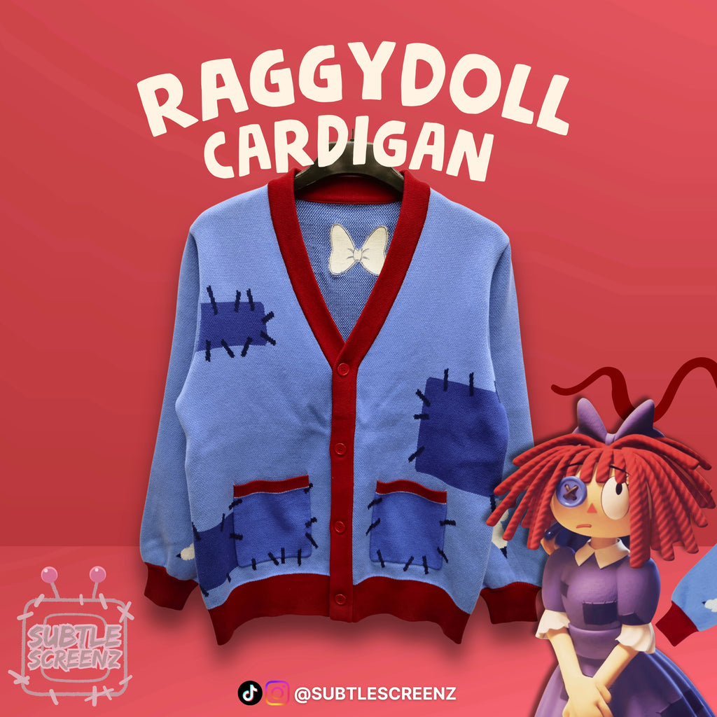 PREORDER: RaggyDoll Cardigan SUBTLE SCREENZ