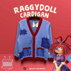 PREORDER: RaggyDoll Cardigan SUBTLE SCREENZ