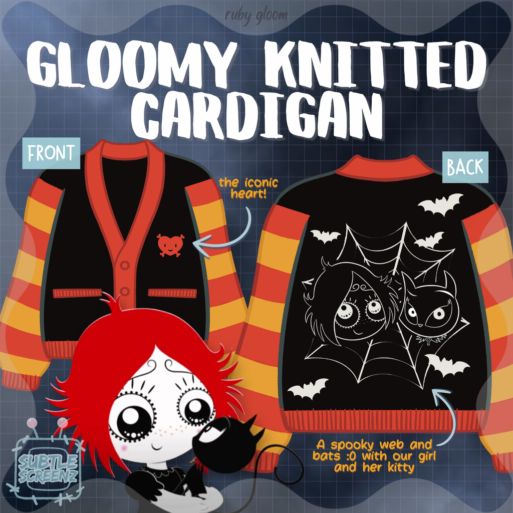 Gloomy Knitted Cardigan Knitwise