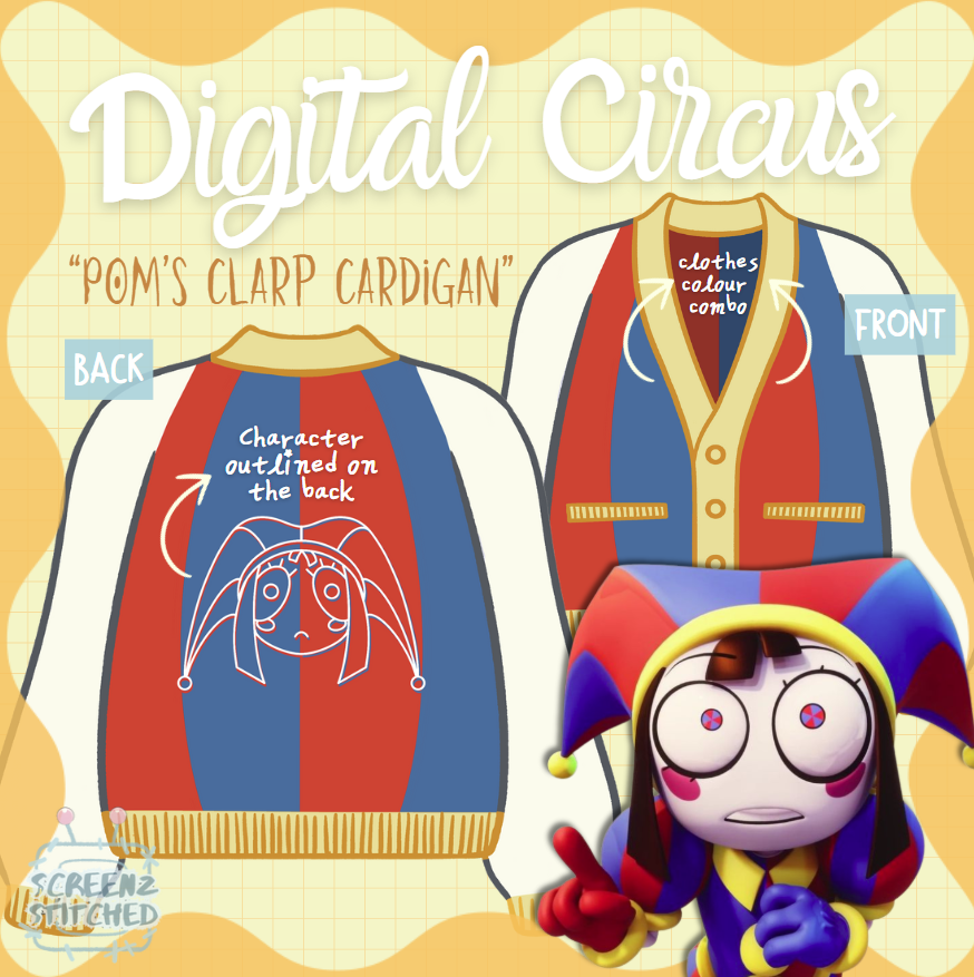 PREORDER: Pom’s Clarp SCREENZ STITCH