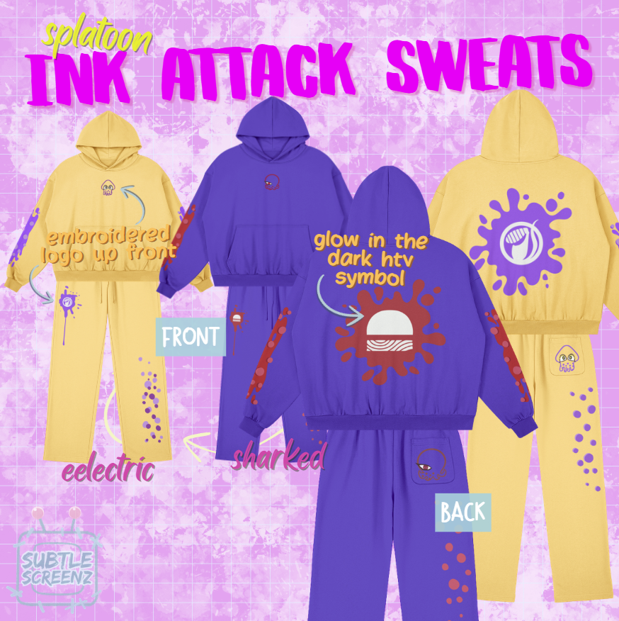 Ink Attack Sweats Set PODpartner