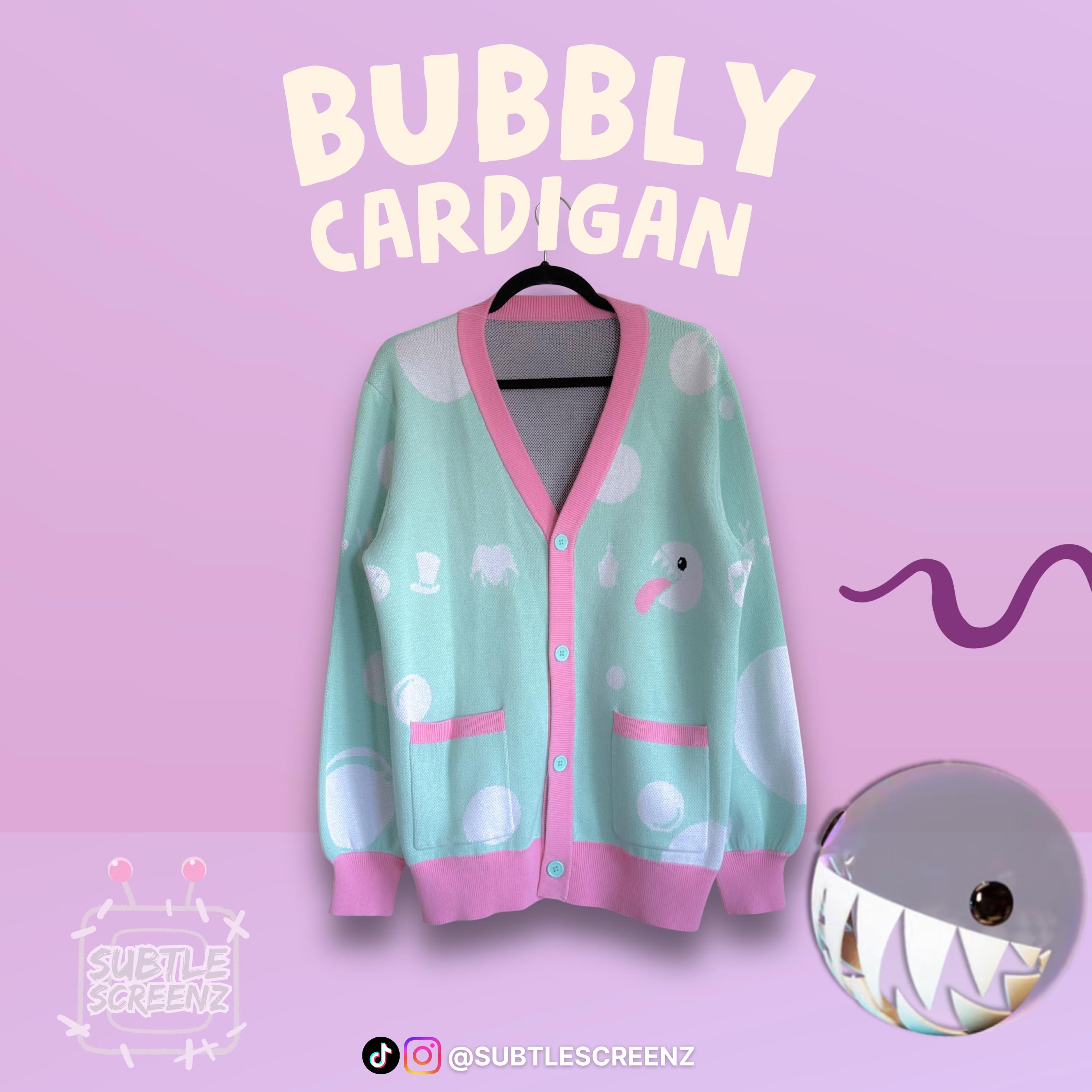PREORDER: Bubbly Cardigan SUBTLE SCREENZ