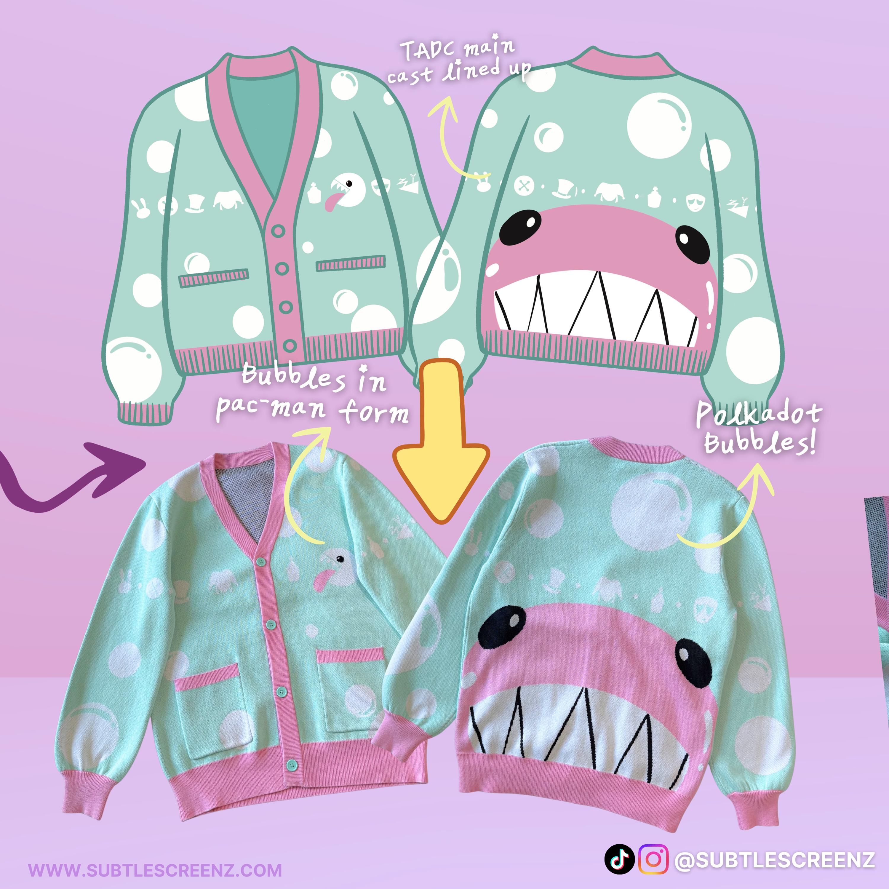 PREORDER: Bubbly Cardigan SUBTLE SCREENZ