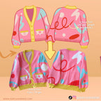 PREORDER: Zoo-Zoo Cardigan SCREENZ STITCH