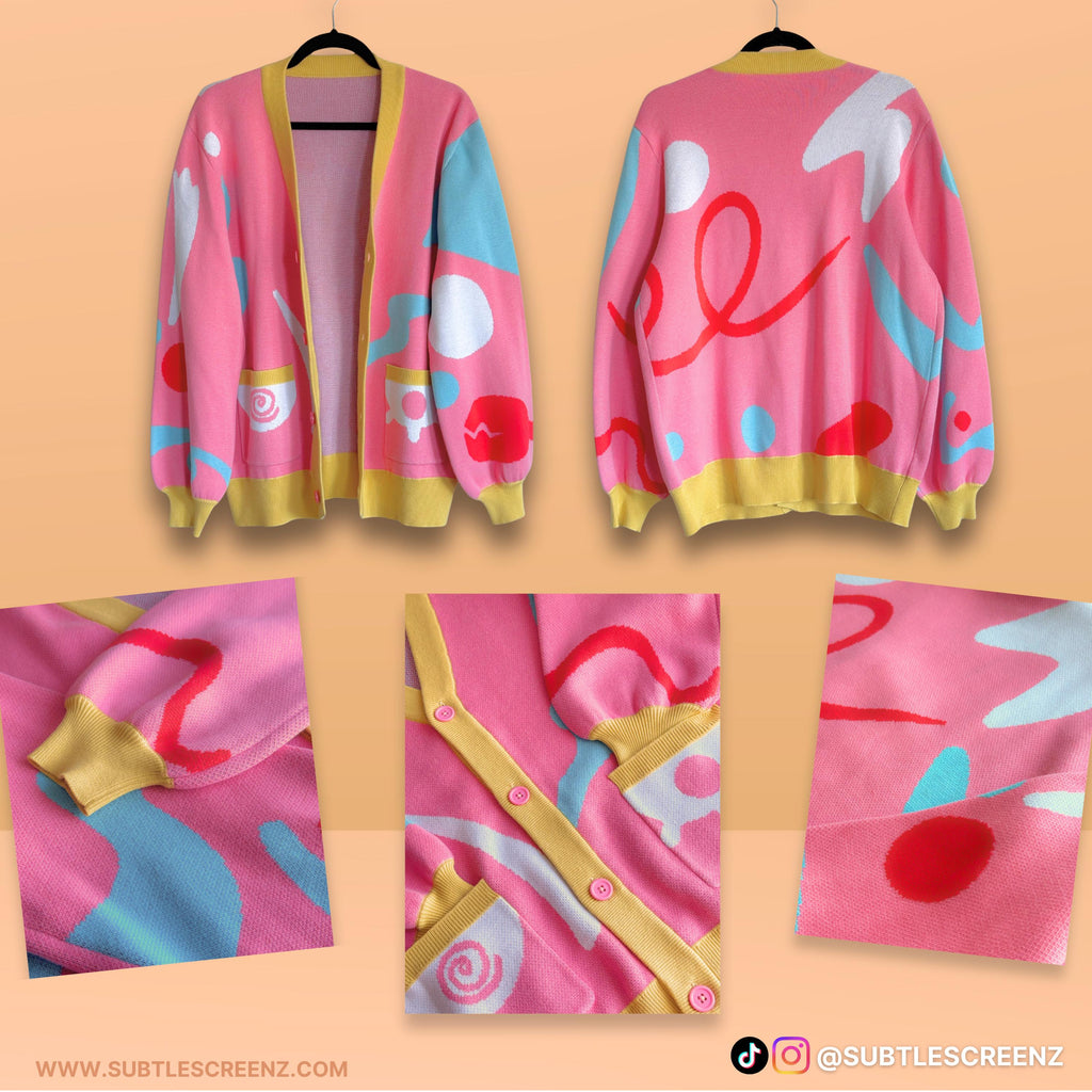 PREORDER: Zoo-Zoo Cardigan SCREENZ STITCH