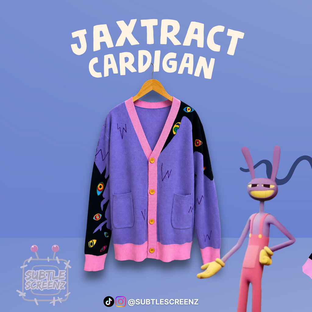 PREORDER: Jaxtract Cardigan SCREENZ STITCH