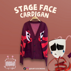 PREORDER: Stage Face Cardigan SCREENZ STITCH