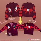 PREORDER: Stage Face Cardigan SCREENZ STITCH